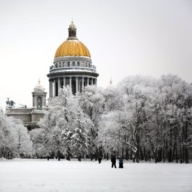 Russia winter wonderland